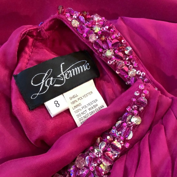 La Femme Homecoming Pageant Prom Dress - Picture 8 of 8